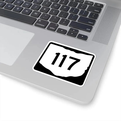 OH-117 (Ohio) (Road Sign) STICKER Vinyl Kiss-Cut Decal - The Sticker Space