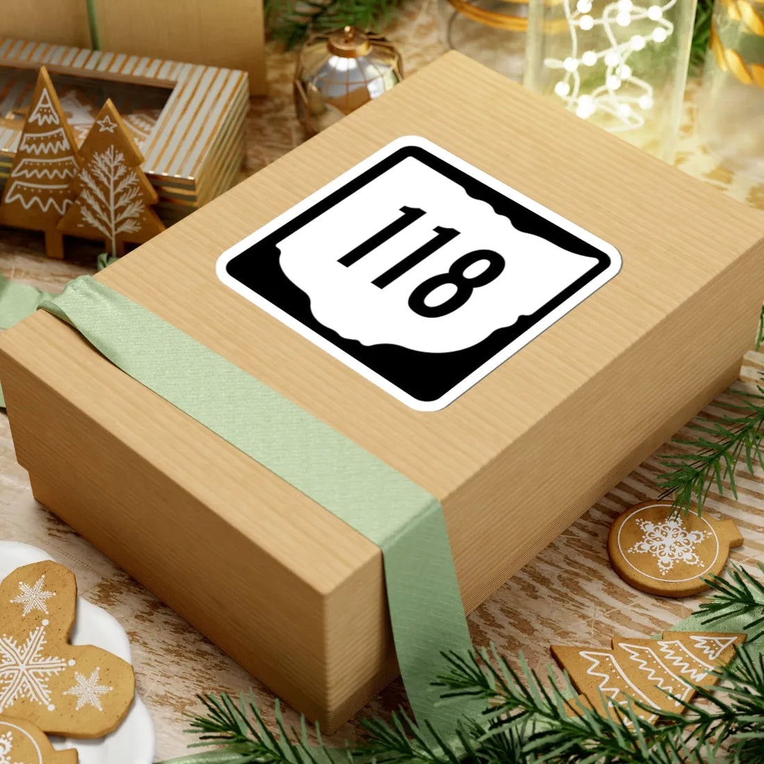 OH-118 1967 (Ohio) (Road Sign) STICKER Vinyl Kiss-Cut Decal - The Sticker Space