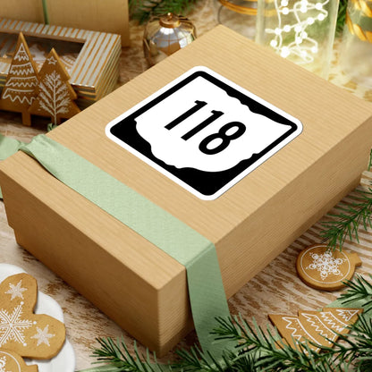 OH-118 1967 (Ohio) (Road Sign) STICKER Vinyl Kiss-Cut Decal - The Sticker Space