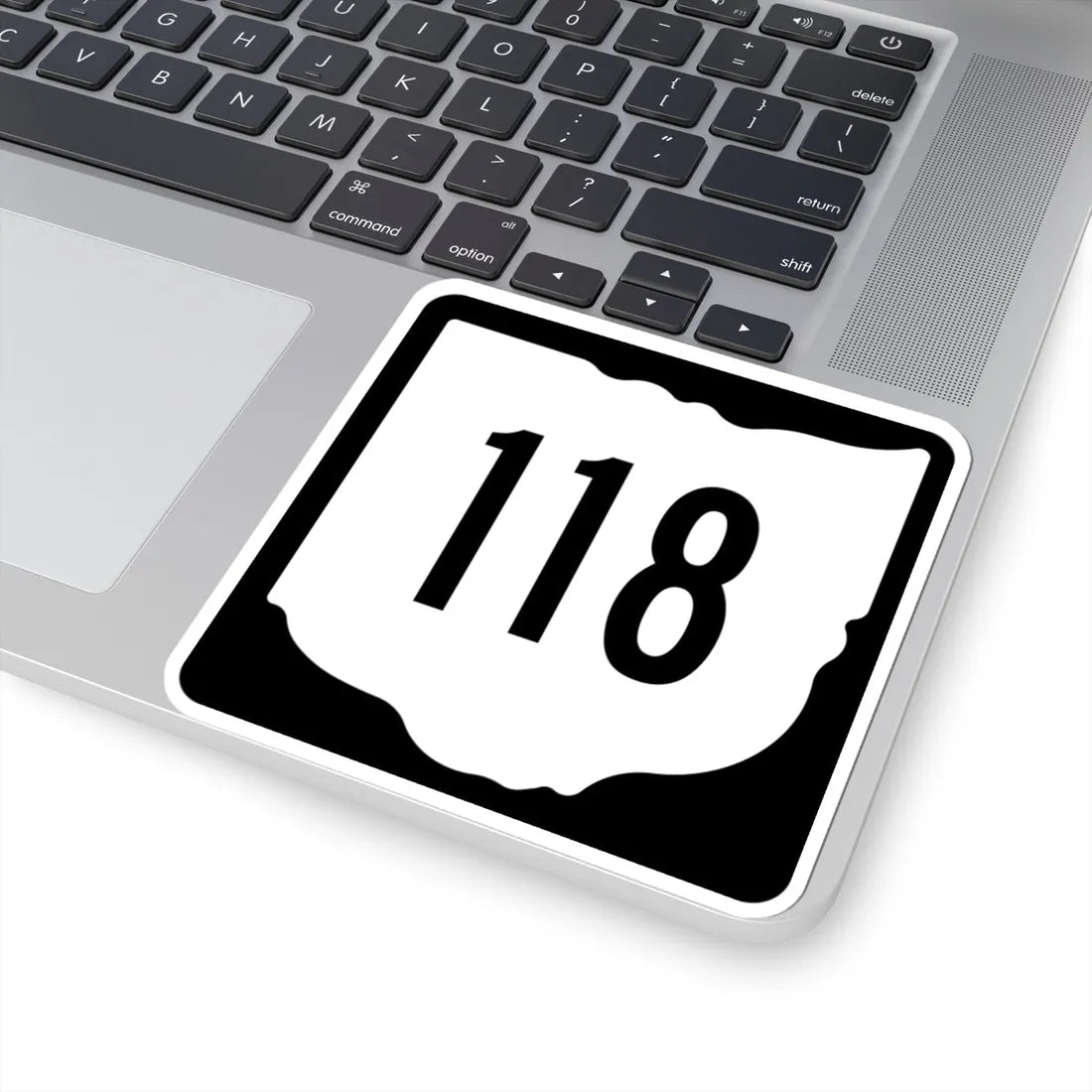 OH-118 1967 (Ohio) (Road Sign) STICKER Vinyl Kiss-Cut Decal - The Sticker Space