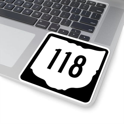 OH-118 1967 (Ohio) (Road Sign) STICKER Vinyl Kiss-Cut Decal - The Sticker Space