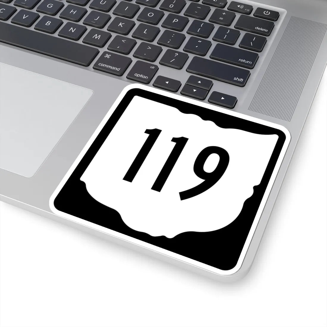 OH-119 1967 (Ohio) (Road Sign) STICKER Vinyl Kiss-Cut Decal - The Sticker Space