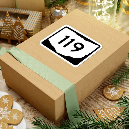 OH-119 (Ohio) (Road Sign) STICKER Vinyl Kiss-Cut Decal - The Sticker Space