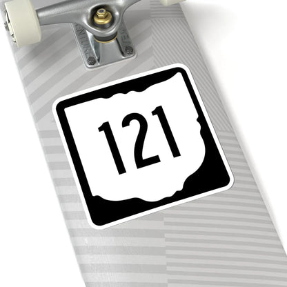 OH-121 1967 (Ohio) (Road Sign) STICKER Vinyl Kiss-Cut Decal - The Sticker Space