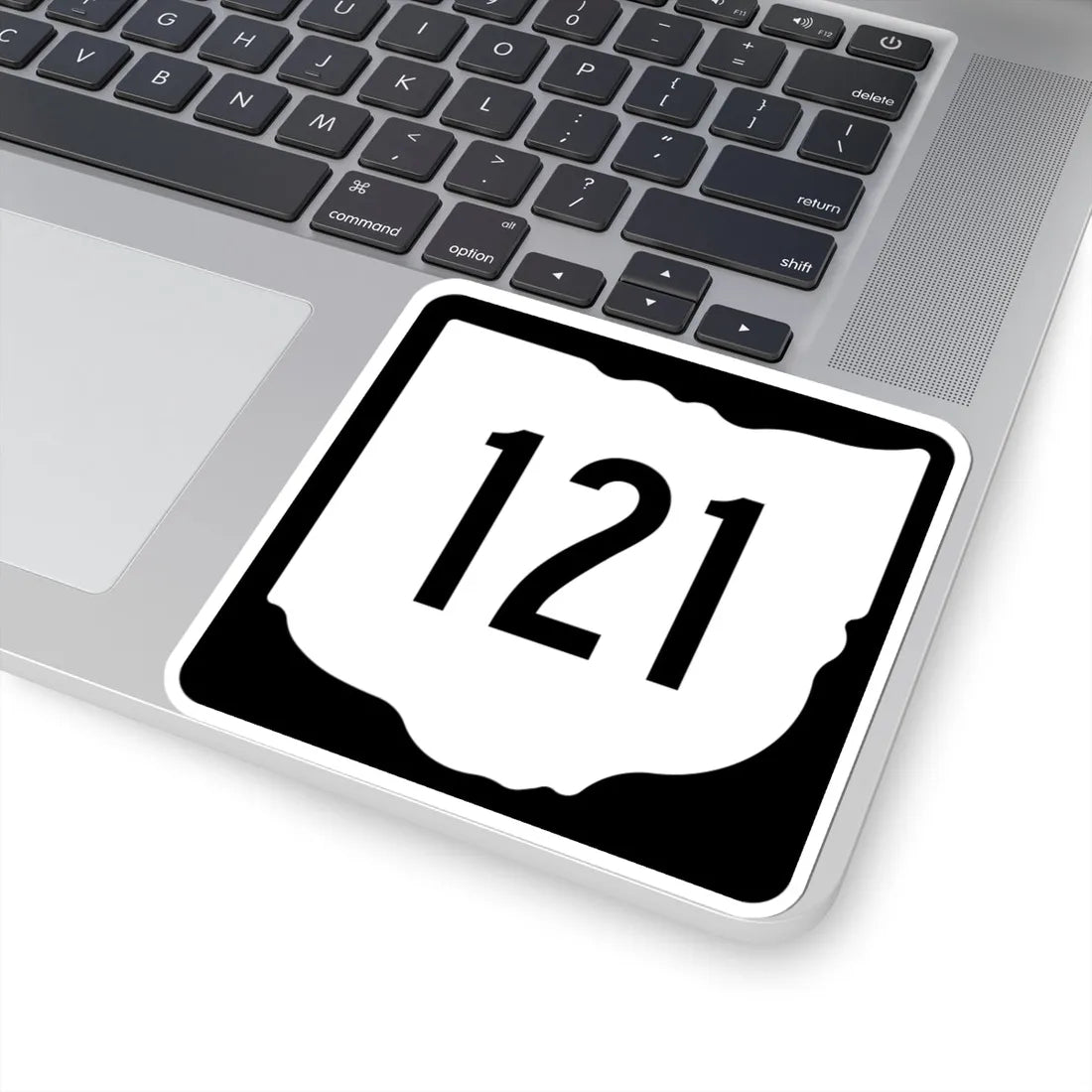 OH-121 1967 (Ohio) (Road Sign) STICKER Vinyl Kiss-Cut Decal - The Sticker Space