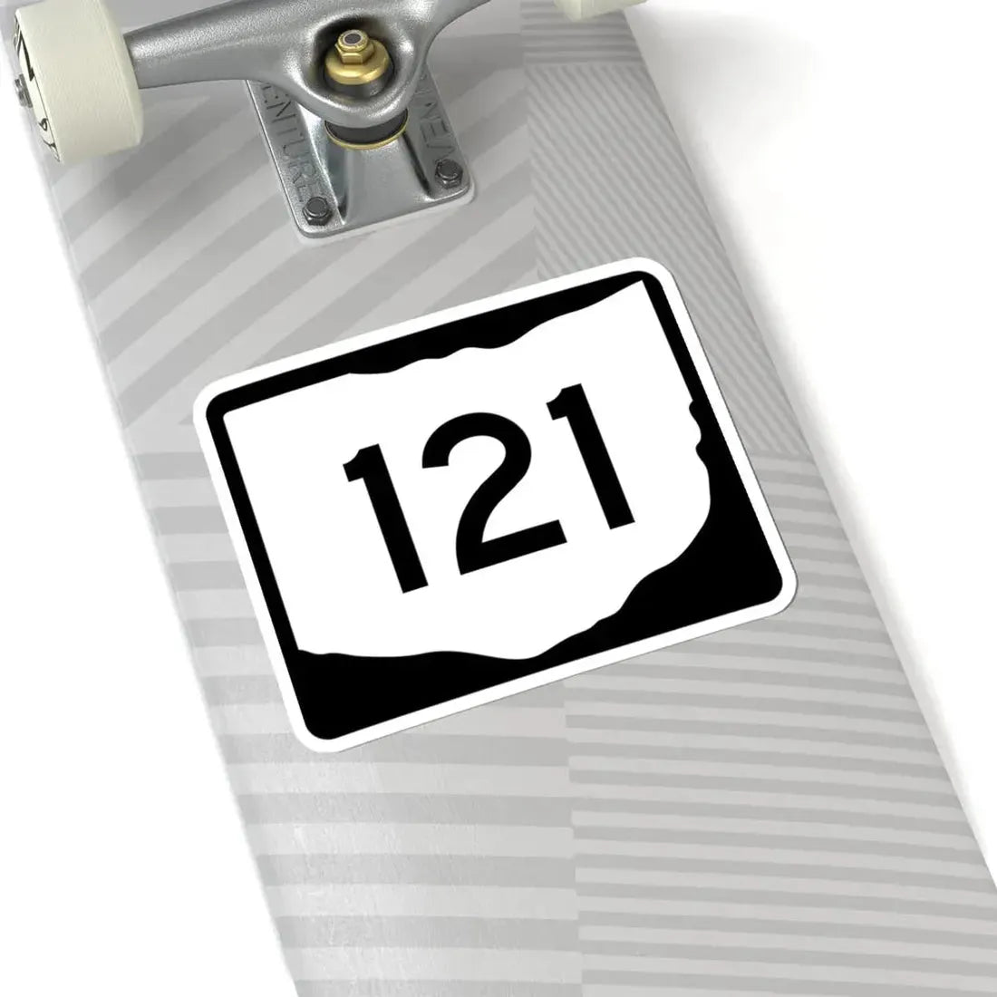 OH-121 (Ohio) (Road Sign) STICKER Vinyl Kiss-Cut Decal - The Sticker Space