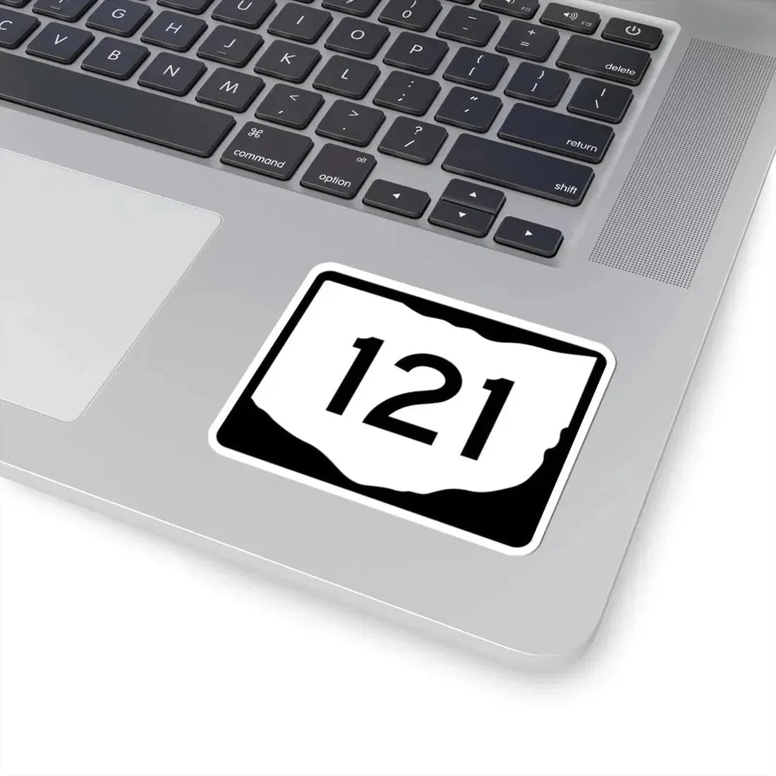 OH-121 (Ohio) (Road Sign) STICKER Vinyl Kiss-Cut Decal - The Sticker Space
