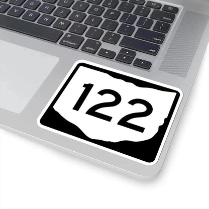 OH-122 (Ohio) (Road Sign) STICKER Vinyl Kiss-Cut Decal - The Sticker Space