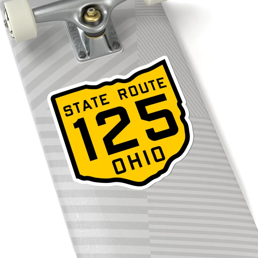 OH-125 1920 (Ohio) (Road Sign) STICKER Vinyl Kiss-Cut Decal - The Sticker Space