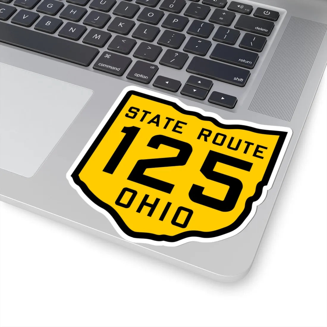 OH-125 1920 (Ohio) (Road Sign) STICKER Vinyl Kiss-Cut Decal - The Sticker Space