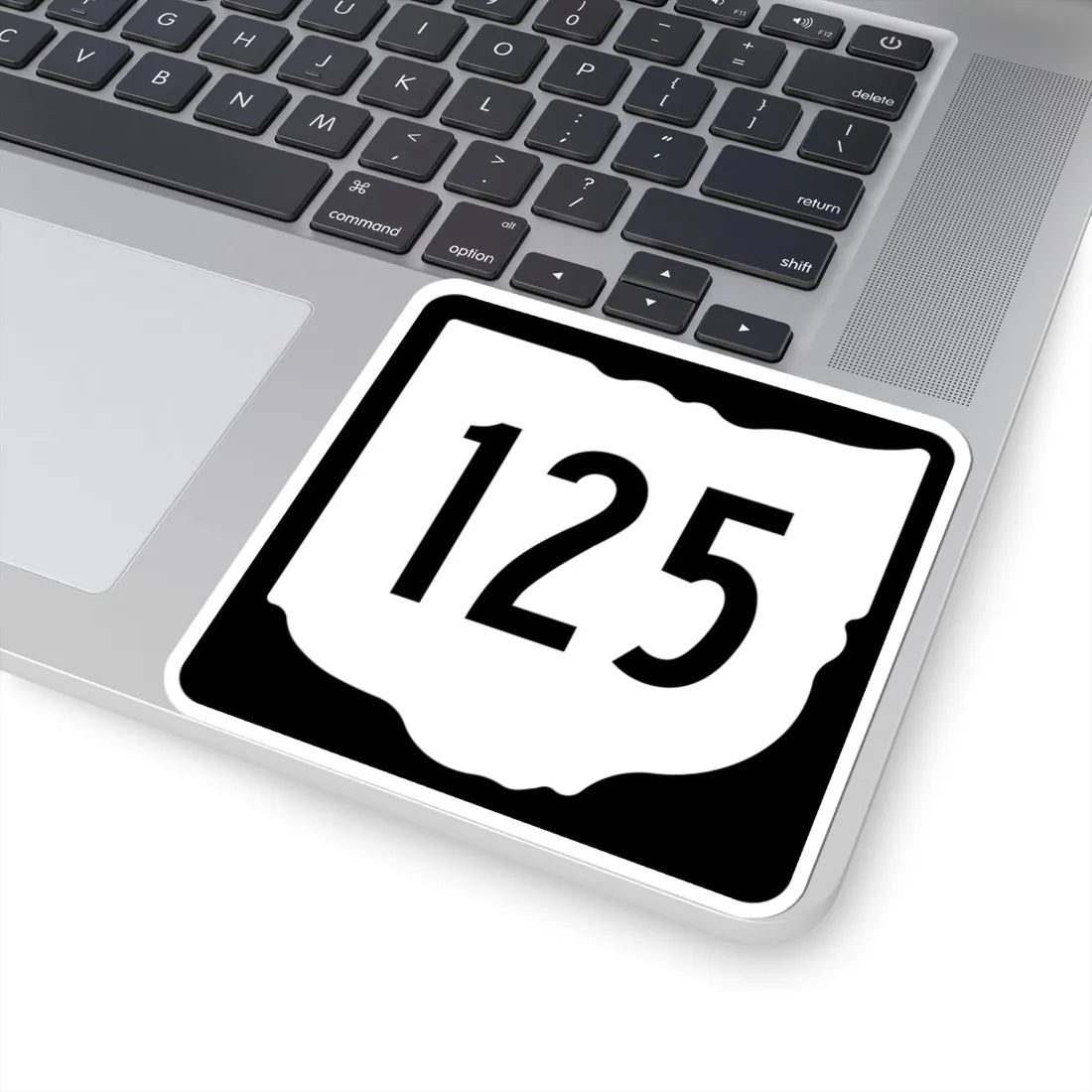 OH-125 1967 (Ohio) (Road Sign) STICKER Vinyl Kiss-Cut Decal - The Sticker Space