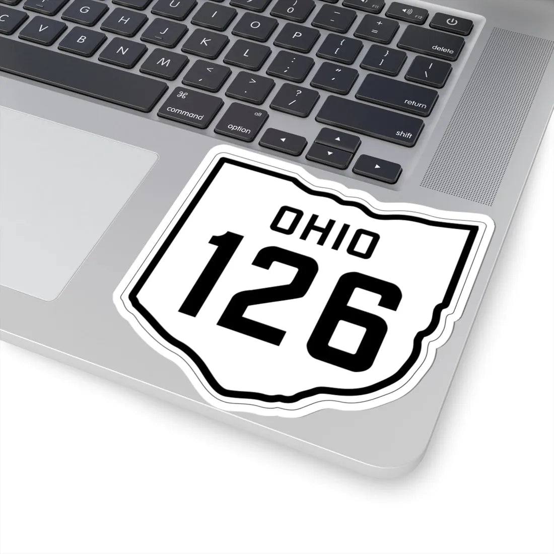 OH-126 1927 (Ohio) (Road Sign) STICKER Vinyl Kiss-Cut Decal - The Sticker Space