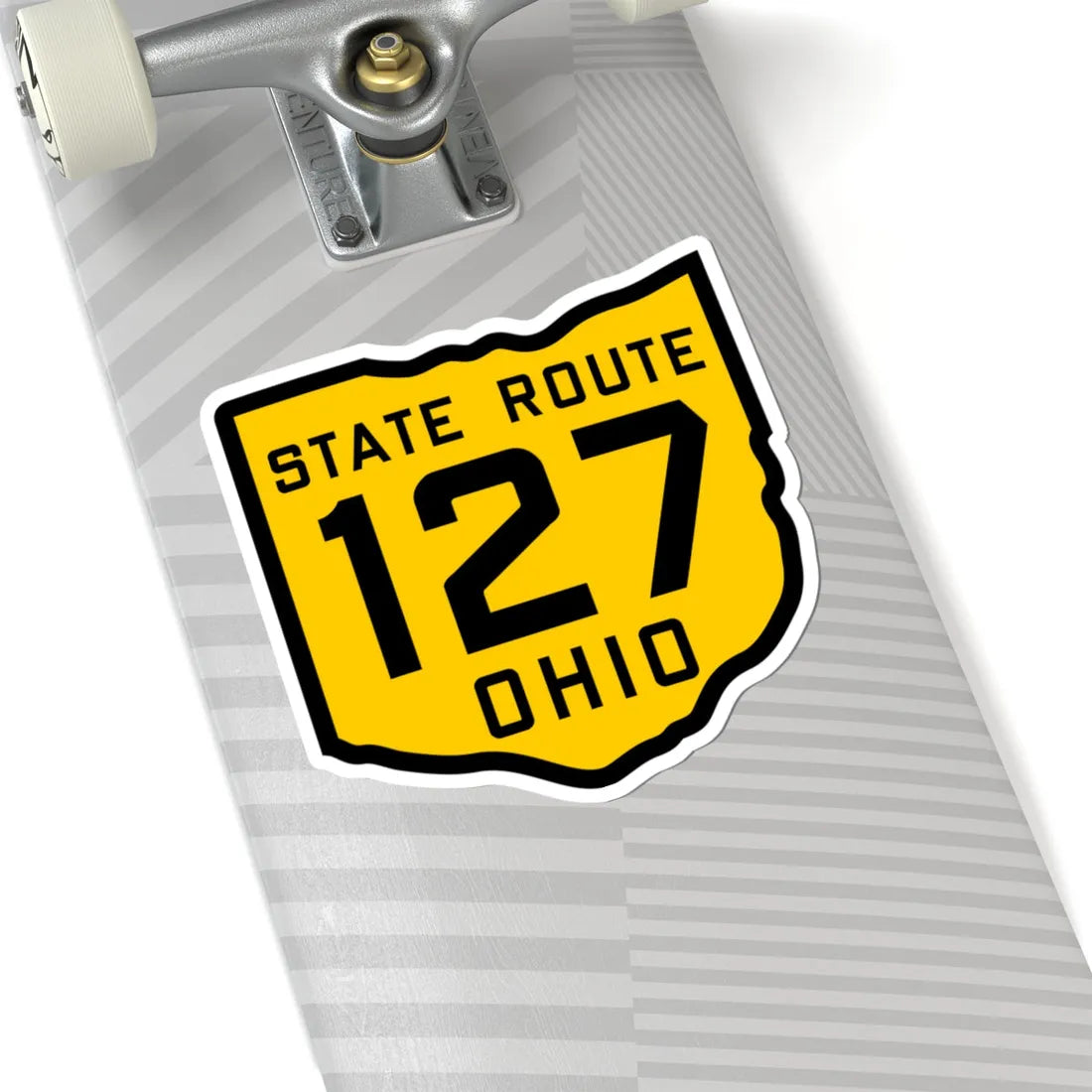 OH-127 1920 (Ohio) (Road Sign) STICKER Vinyl Kiss-Cut Decal - The Sticker Space