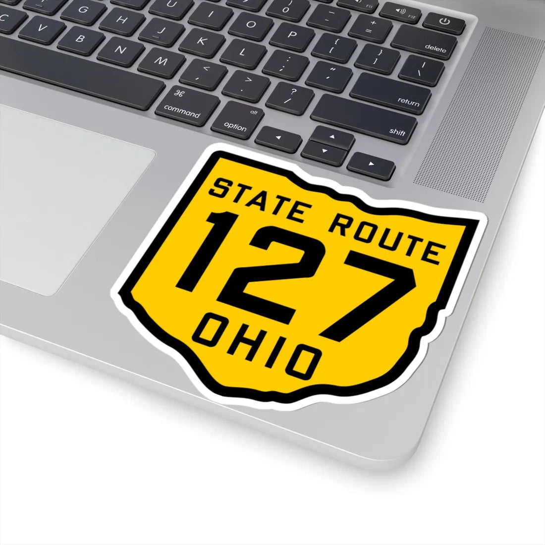 OH-127 1920 (Ohio) (Road Sign) STICKER Vinyl Kiss-Cut Decal - The Sticker Space