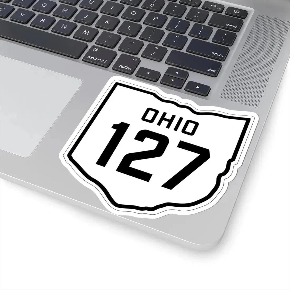 OH-127 1927 (Ohio) (Road Sign) STICKER Vinyl Kiss-Cut Decal - The Sticker Space