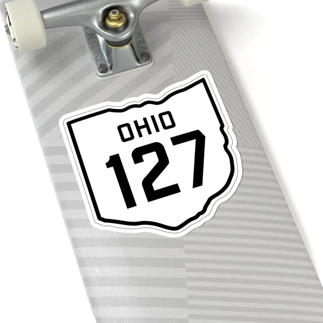 OH-127 1927 (Ohio) (Road Sign) STICKER Vinyl Kiss-Cut Decal - The Sticker Space
