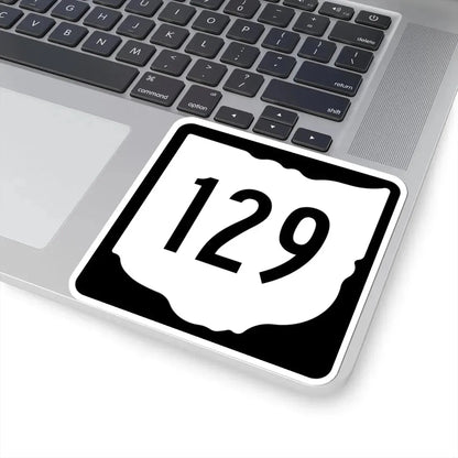 OH-129 1967 (Ohio) (Road Sign) STICKER Vinyl Kiss-Cut Decal - The Sticker Space