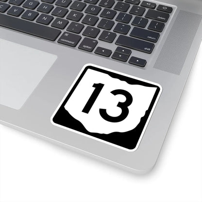 OH-13 (Ohio) (Road Sign) STICKER Vinyl Kiss-Cut Decal - The Sticker Space