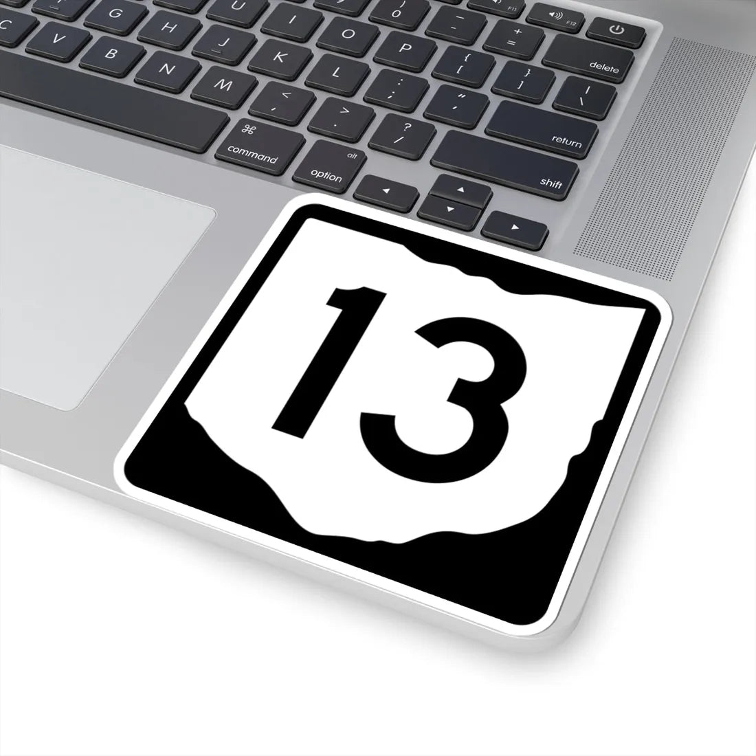 OH-13 (Ohio) (Road Sign) STICKER Vinyl Kiss-Cut Decal - The Sticker Space