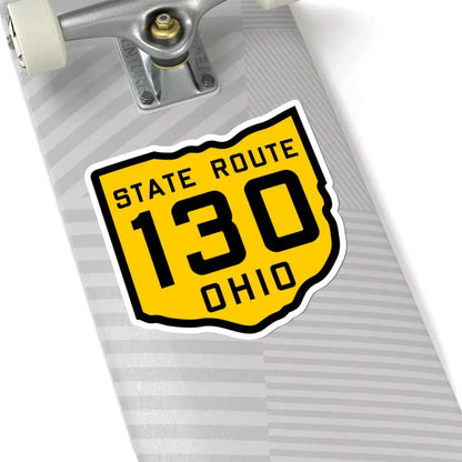 OH-130 1920 (Ohio) (Road Sign) STICKER Vinyl Kiss-Cut Decal - The Sticker Space