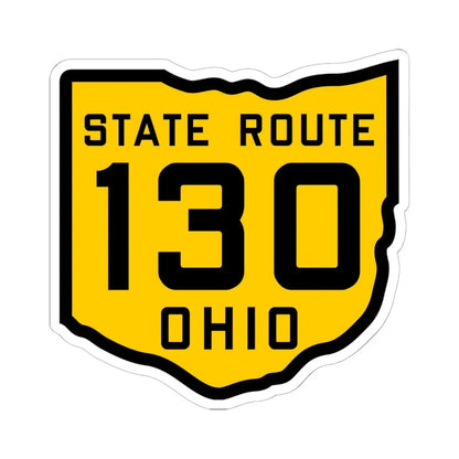 OH-130 1920 (Ohio) (Road Sign) STICKER Vinyl Kiss-Cut Decal - The Sticker Space