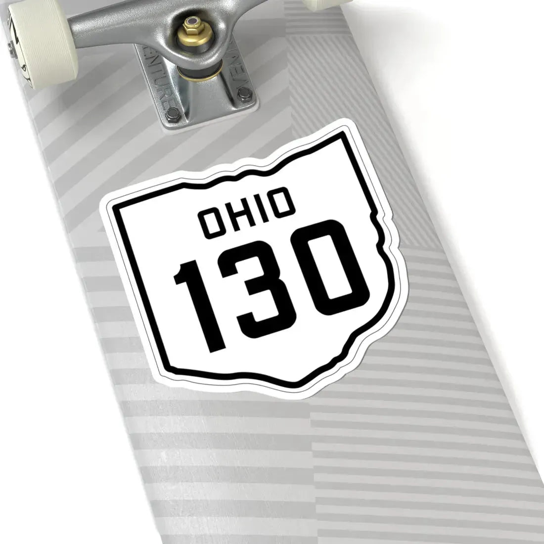 OH-130 1927 (Ohio) (Road Sign) STICKER Vinyl Kiss-Cut Decal - The Sticker Space