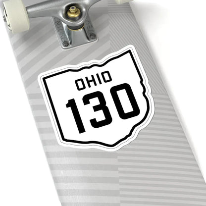 OH-130 1927 (Ohio) (Road Sign) STICKER Vinyl Kiss-Cut Decal - The Sticker Space