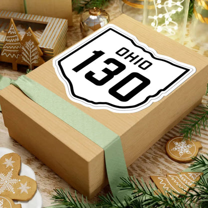 OH-130 1927 (Ohio) (Road Sign) STICKER Vinyl Kiss-Cut Decal - The Sticker Space