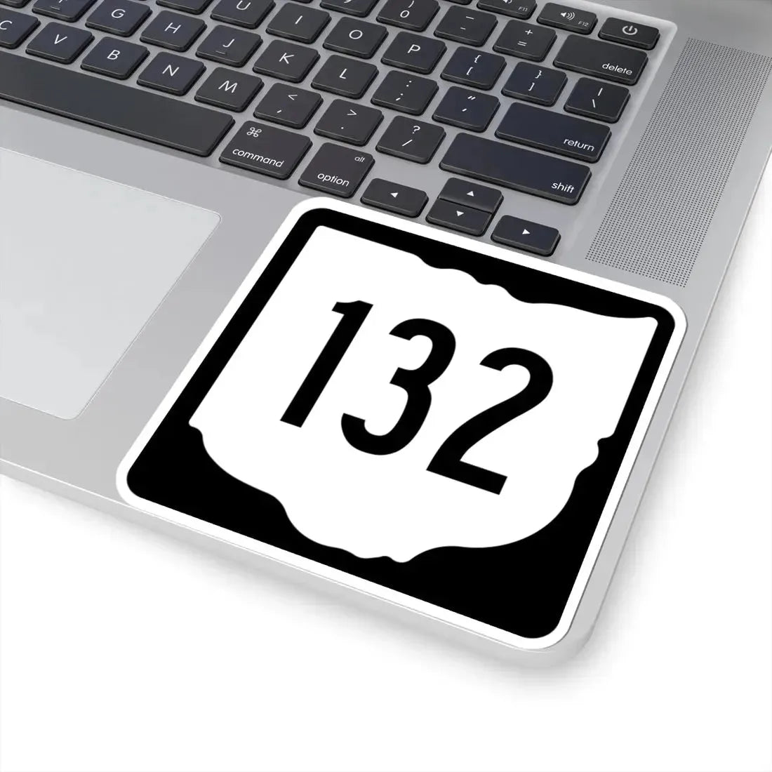 OH-132 1967 (Ohio) (Road Sign) STICKER Vinyl Kiss-Cut Decal - The Sticker Space