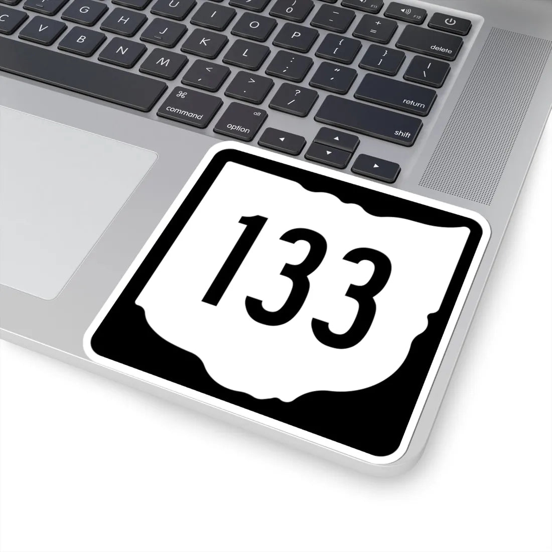 OH-133 1967 (Ohio) (Road Sign) STICKER Vinyl Kiss-Cut Decal - The Sticker Space