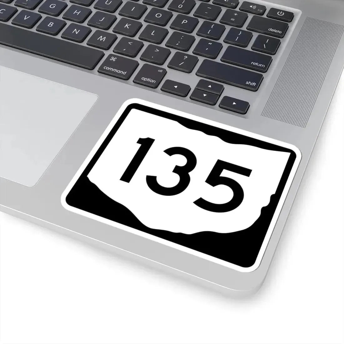 OH-135 (Ohio) (Road Sign) STICKER Vinyl Kiss-Cut Decal - The Sticker Space