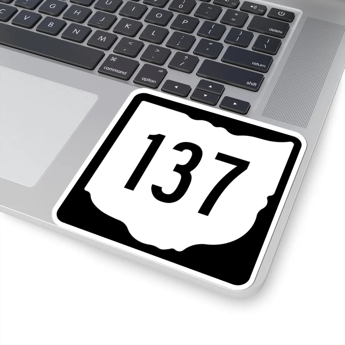 OH-137 1967 (Ohio) (Road Sign) STICKER Vinyl Kiss-Cut Decal - The Sticker Space