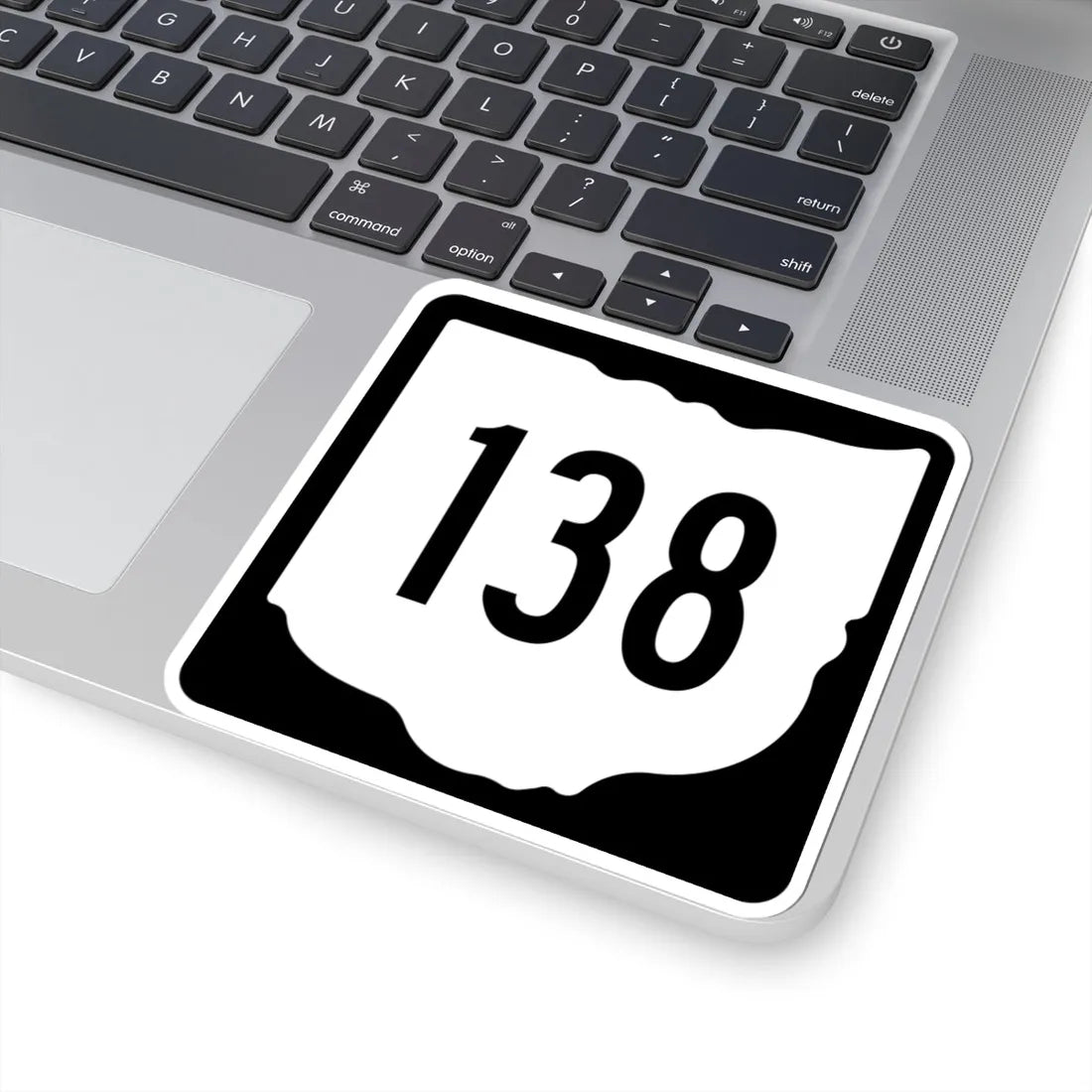 OH-138 1967 (Ohio) (Road Sign) STICKER Vinyl Kiss-Cut Decal - The Sticker Space