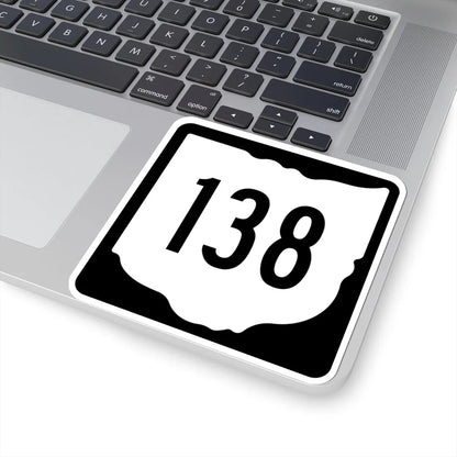 OH-138 1967 (Ohio) (Road Sign) STICKER Vinyl Kiss-Cut Decal - The Sticker Space