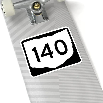 OH-140 (Ohio) (Road Sign) STICKER Vinyl Kiss-Cut Decal - The Sticker Space