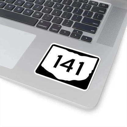 OH-141 (Ohio) (Road Sign) STICKER Vinyl Kiss-Cut Decal - The Sticker Space
