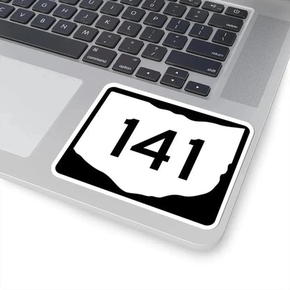 OH-141 (Ohio) (Road Sign) STICKER Vinyl Kiss-Cut Decal - The Sticker Space