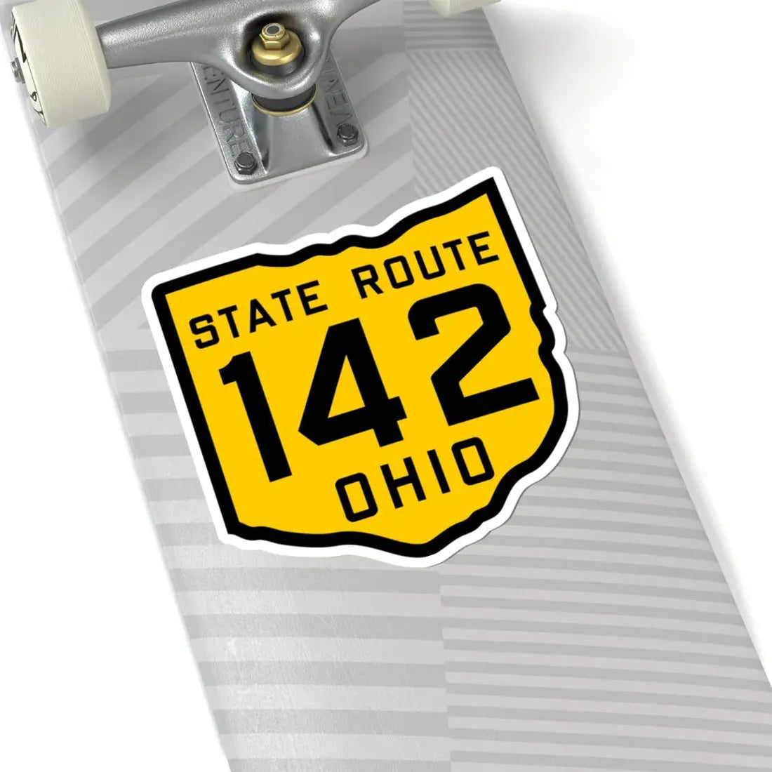 OH-142 1920 (Ohio) (Road Sign) STICKER Vinyl Kiss-Cut Decal - The Sticker Space