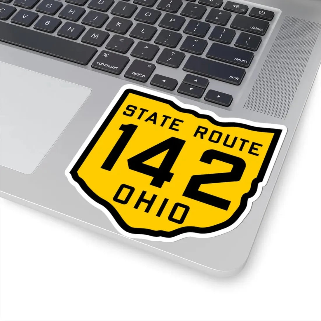 OH-142 1920 (Ohio) (Road Sign) STICKER Vinyl Kiss-Cut Decal - The Sticker Space