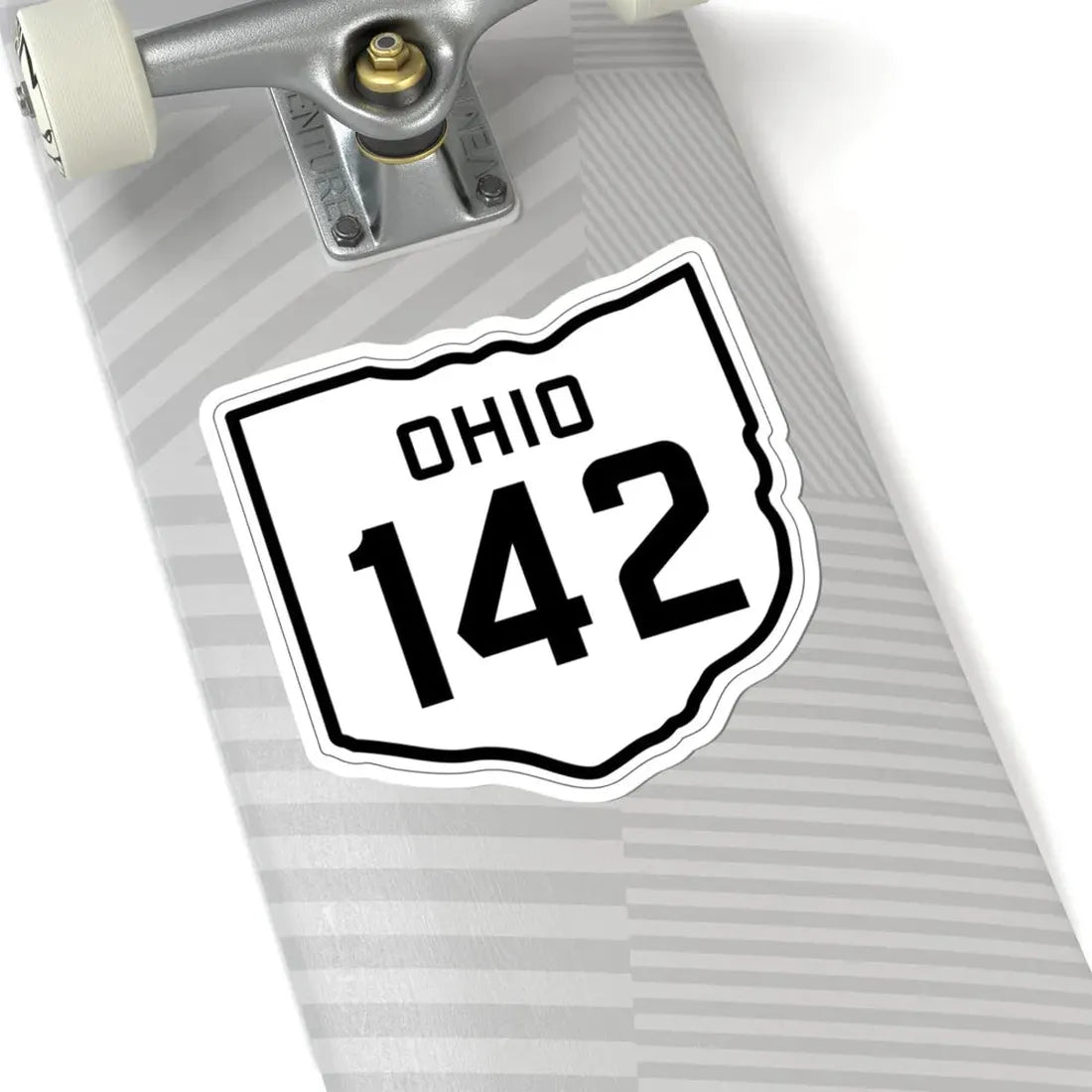 OH-142 1927 (Ohio) (Road Sign) STICKER Vinyl Kiss-Cut Decal - The Sticker Space