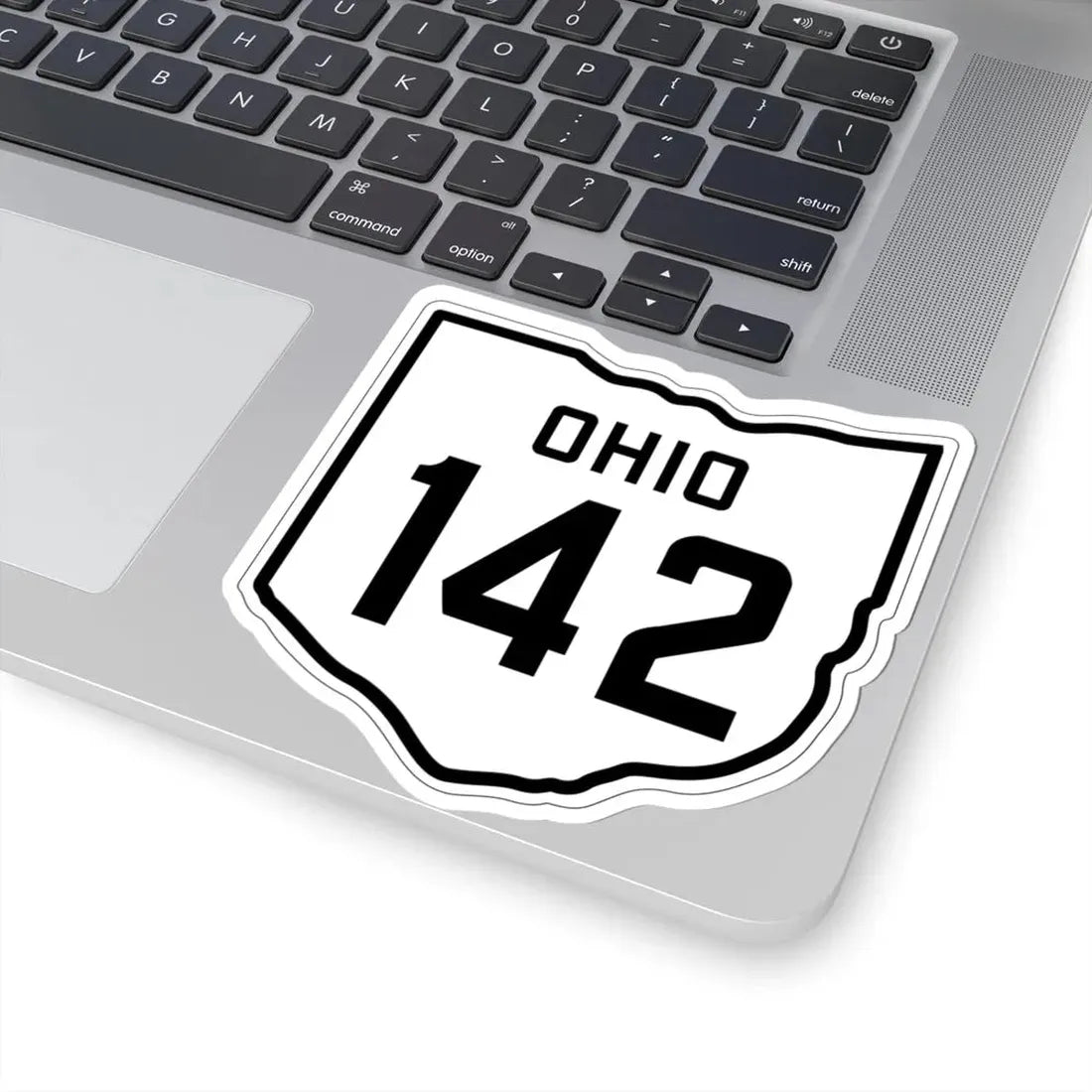 OH-142 1927 (Ohio) (Road Sign) STICKER Vinyl Kiss-Cut Decal - The Sticker Space