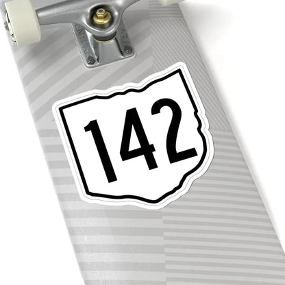 OH-142 1960 (Ohio) (Road Sign) STICKER Vinyl Kiss-Cut Decal - The Sticker Space