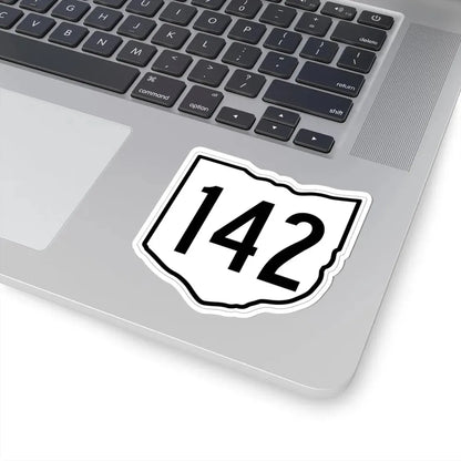 OH-142 1960 (Ohio) (Road Sign) STICKER Vinyl Kiss-Cut Decal - The Sticker Space