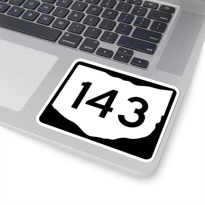 OH-143 (Ohio) (Road Sign) STICKER Vinyl Kiss-Cut Decal - The Sticker Space