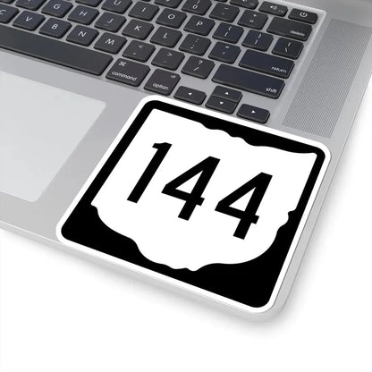 OH-144 1967 (Ohio) (Road Sign) STICKER Vinyl Kiss-Cut Decal - The Sticker Space