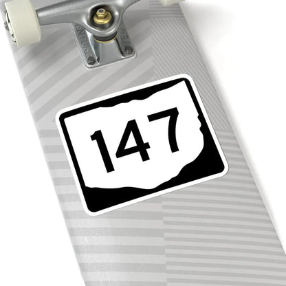 OH-147 (Ohio) (Road Sign) STICKER Vinyl Kiss-Cut Decal - The Sticker Space