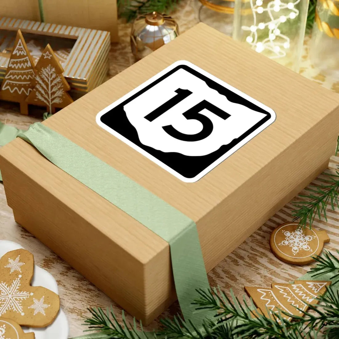 OH-15 (Ohio) (Road Sign) STICKER Vinyl Kiss-Cut Decal - The Sticker Space