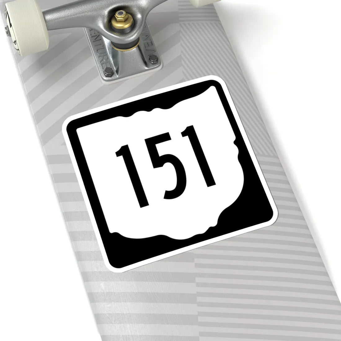 OH-151 1967 (Ohio) (Road Sign) STICKER Vinyl Kiss-Cut Decal - The Sticker Space