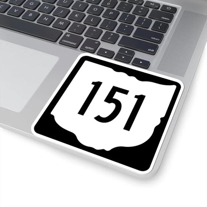 OH-151 1967 (Ohio) (Road Sign) STICKER Vinyl Kiss-Cut Decal - The Sticker Space