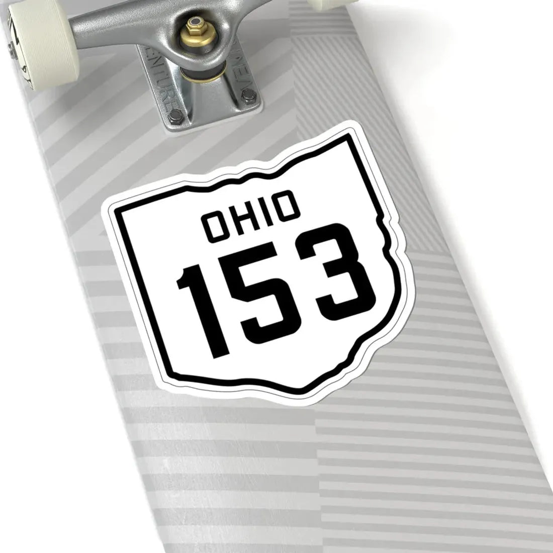 OH-153 1927 (Ohio) (Road Sign) STICKER Vinyl Kiss-Cut Decal - The Sticker Space